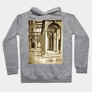 Architectural 2 Antique Engraving Hoodie